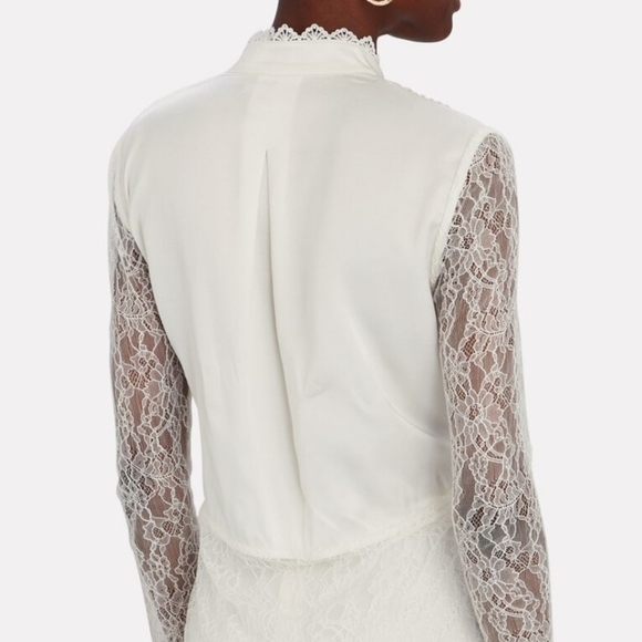 AJE Veil Ruffled Lace Shirt 14 - Picture 5 of 11